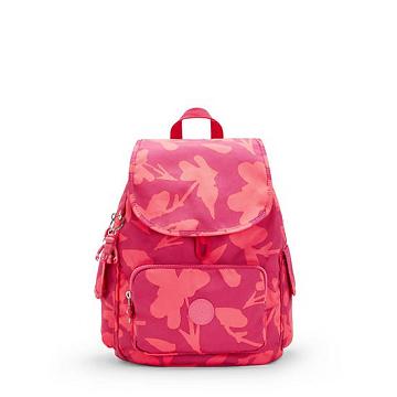 Kipling City Pack Small Printed Rugzak Roze | BE 1517GS